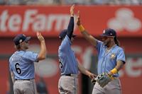 Jose Siri drives in four, Zach Eflin deals in Rays' win vs. Royals