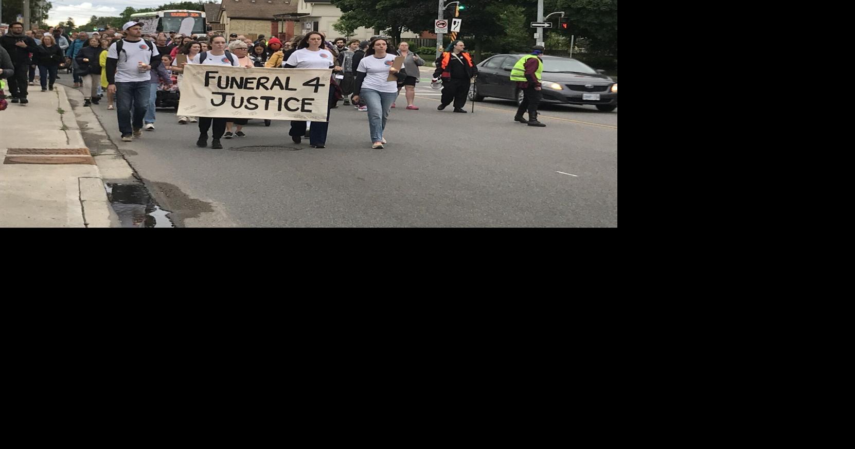 'This process has destroyed me' — Rally at Kitchener courthouse reflects outrage at Sloka decision