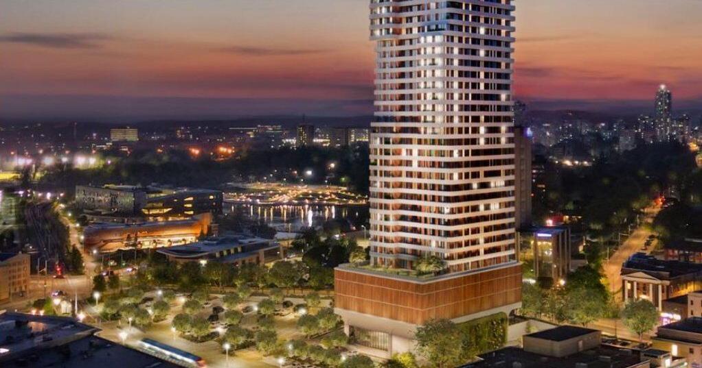Complex Waterloo project may enable 2 downtown towers