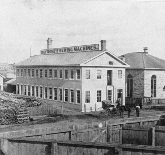 Raymond Manufacturing Company in Guelph Ontario sewing