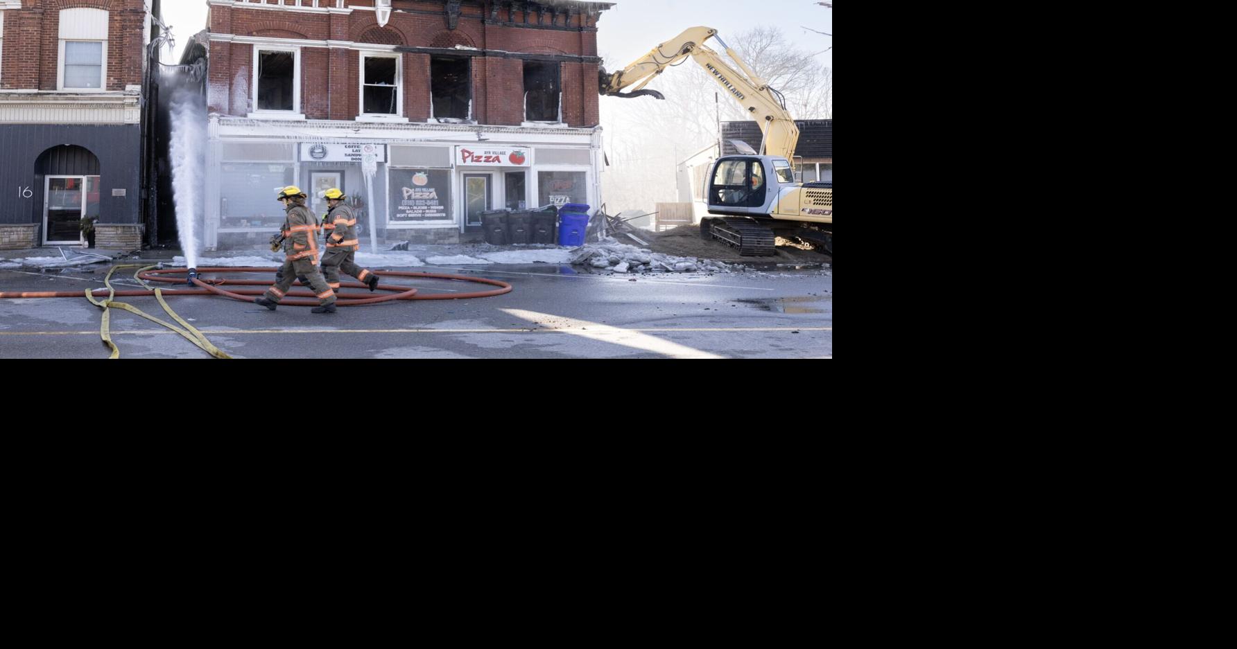 Fire on Northumberland Street in Ayr injures one person, severely damages building. Police and Fire Marshal investigating cause.