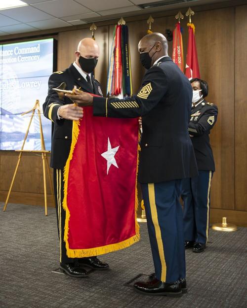 Col. Douglas Lowrey's promotion ceremony to Brig. Gen.
