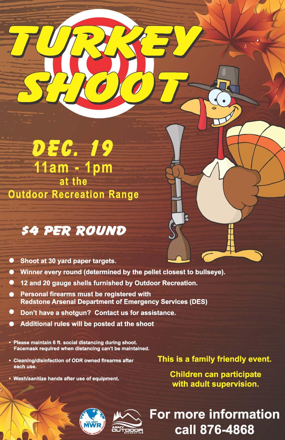 Annual turkey shoot on target for Outdoor Recreation Win Or Lose