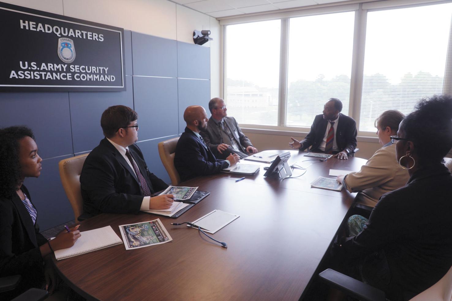Security Enterprise Updates Army Audit Team In Visit Military Scene 