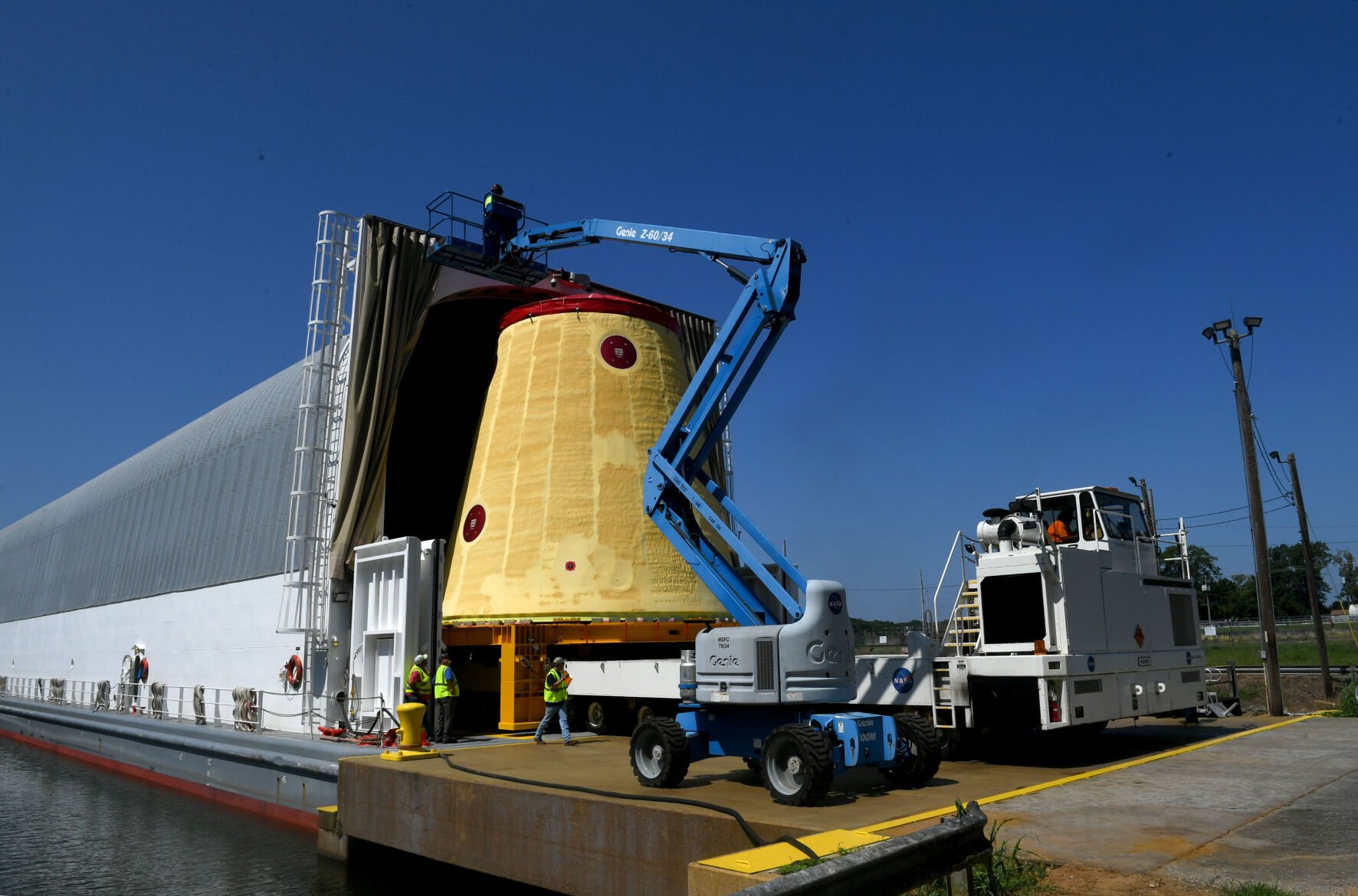 NASA hardware arrives by water, destined for space | Technology