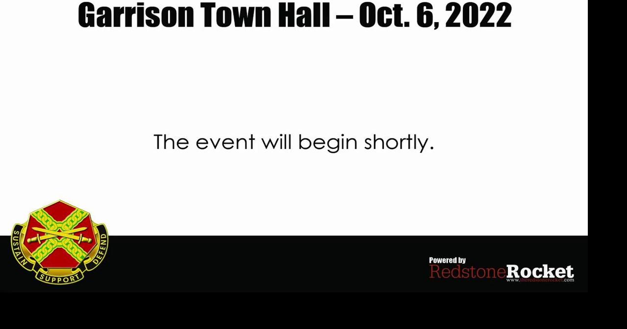 Garrison Town Hall – Oct. 6, 2022 | Multimedia | theredstonerocket.com