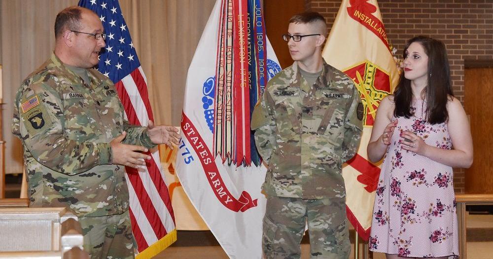 Happy day for Soldier at Bicentennial Chapel | Featured ...
