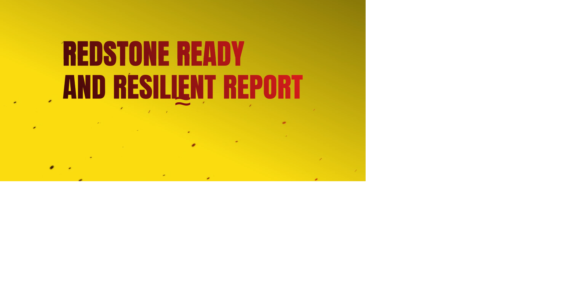 Redstone Ready and Resilient Report - Season 1, Episode 1 | Multimedia ...
