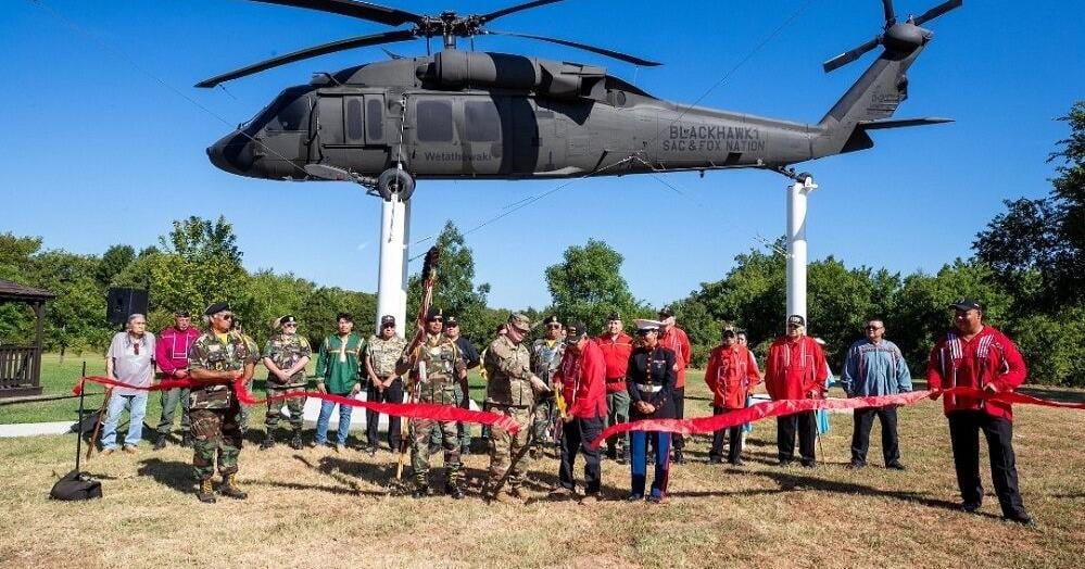 Tribe receives permanent helicopter display - Vimarsana News