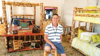 Rustic Hand Crafted Furniture Featured At The Clark County Fair Home Scene Thereflector Com