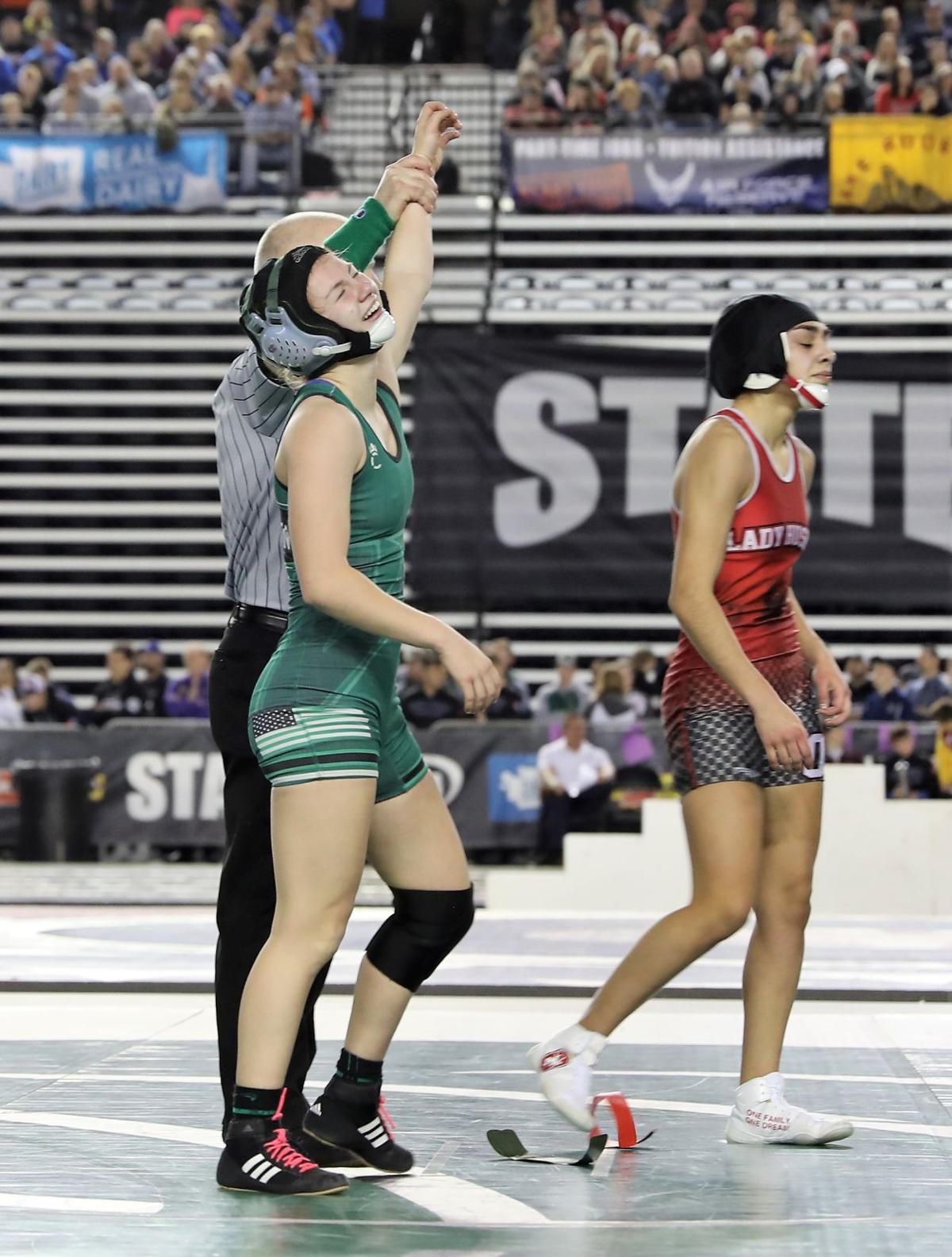 Wrestling Woodland S Ashlyn Daugherty Wins State Sports