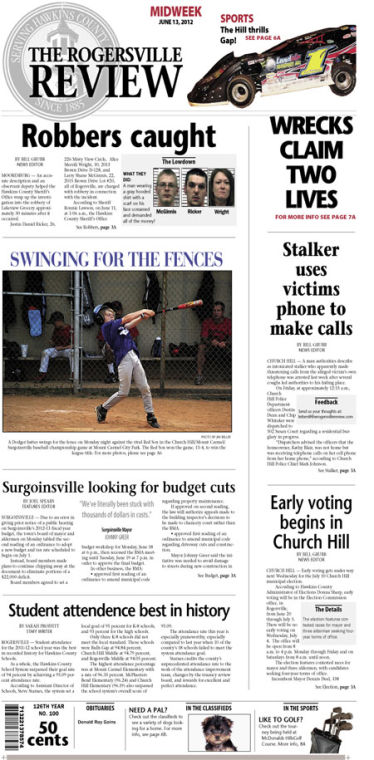 In the Midweek edition | News | therogersvillereview.com