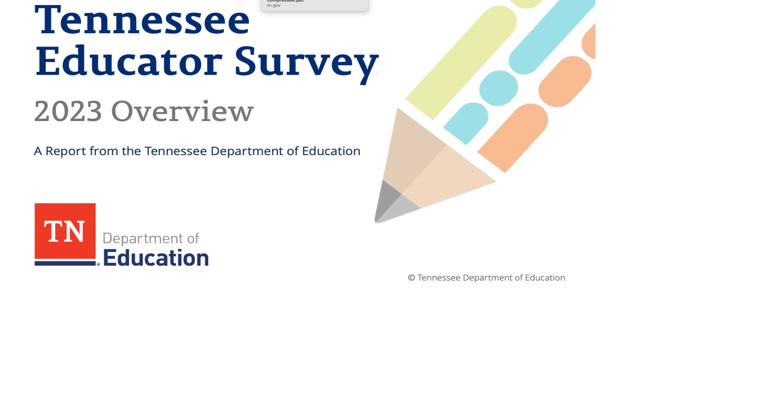 TDOE, TERA Release Results of 2023 Tennessee Educator Survey ...