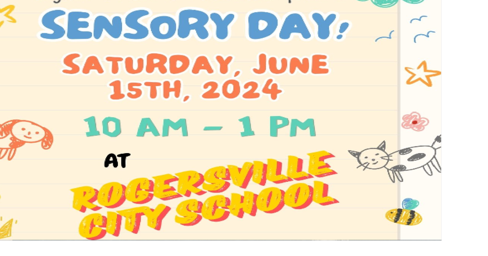 Rogersville Parks and Rec hosting a 'Sensory Day' on June 15