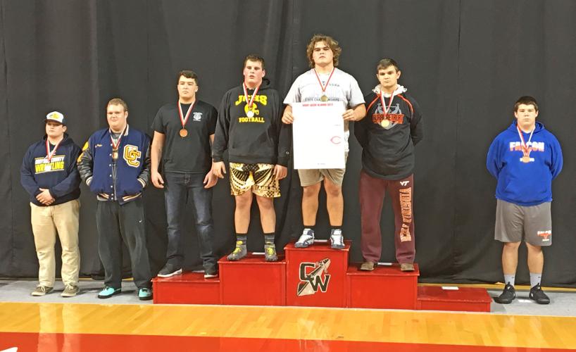Four Falcons medal at Bobby Bates Classic Sports