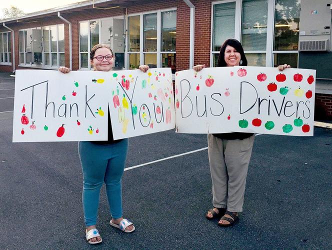 Surgoinsville Elementary honors its bus drivers Rogersville
