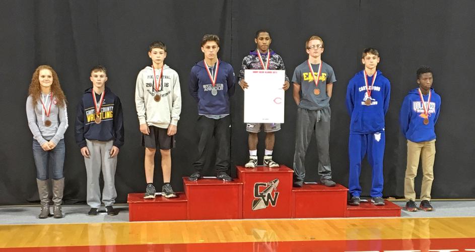 Four Falcons medal at Bobby Bates Classic Sports