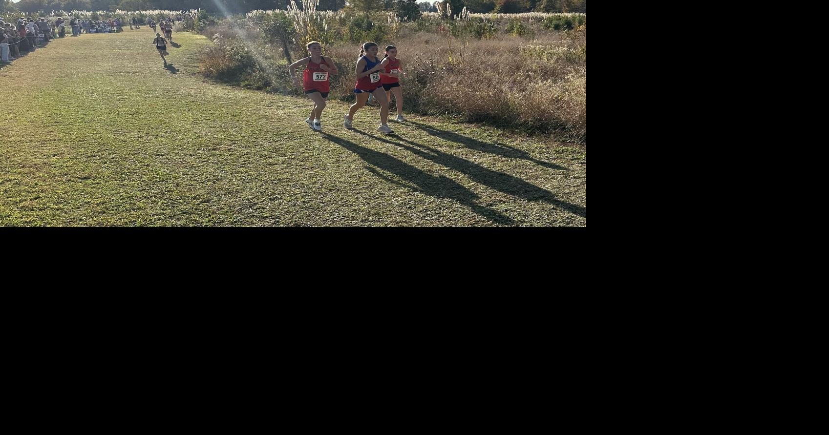 16 Lilla and Elin make their way through the 5K course at Shelby Farms Park.