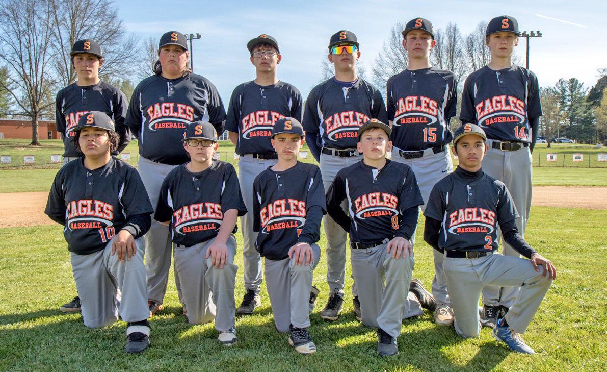 The 2022 Surgoinsville Middle School Eagles baseball team Rogersville
