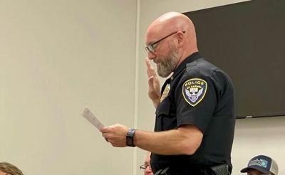 Chief Larson Mount Carmel swears in new MCPD Chief David Larson | News ...