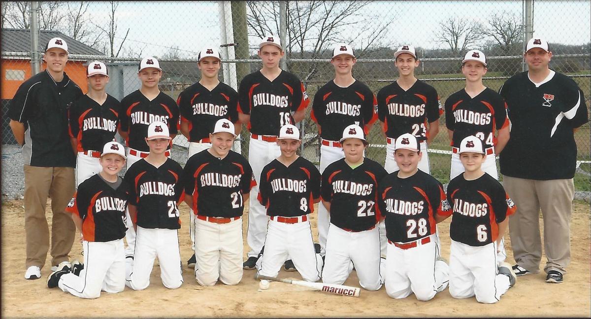 Bulls Gap Middle School Bulldogs 2018 baseball team