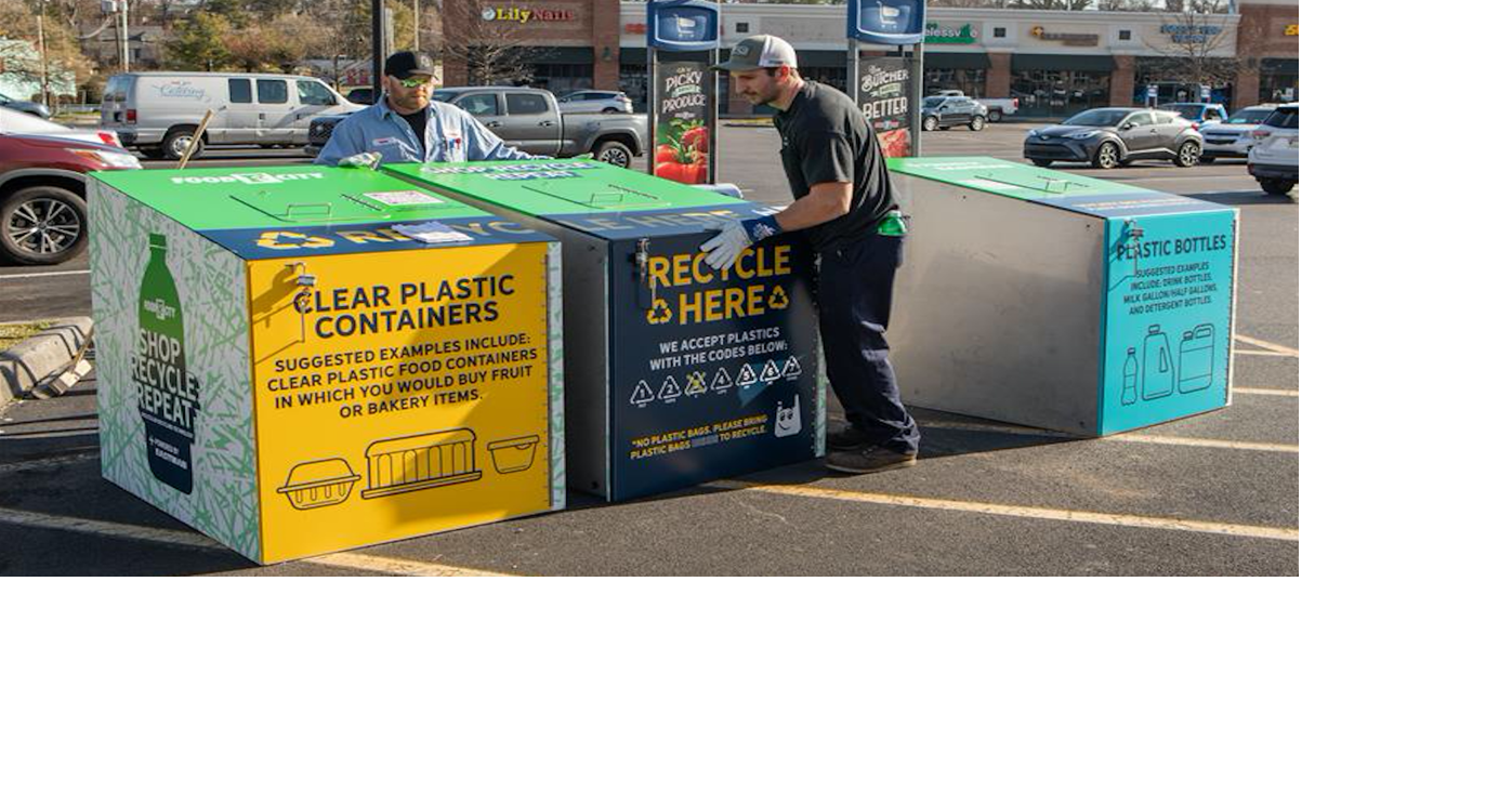 Eastman and Food City unveil new plastics recycling bins in Kingsport