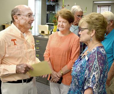 Sharp honored with reception