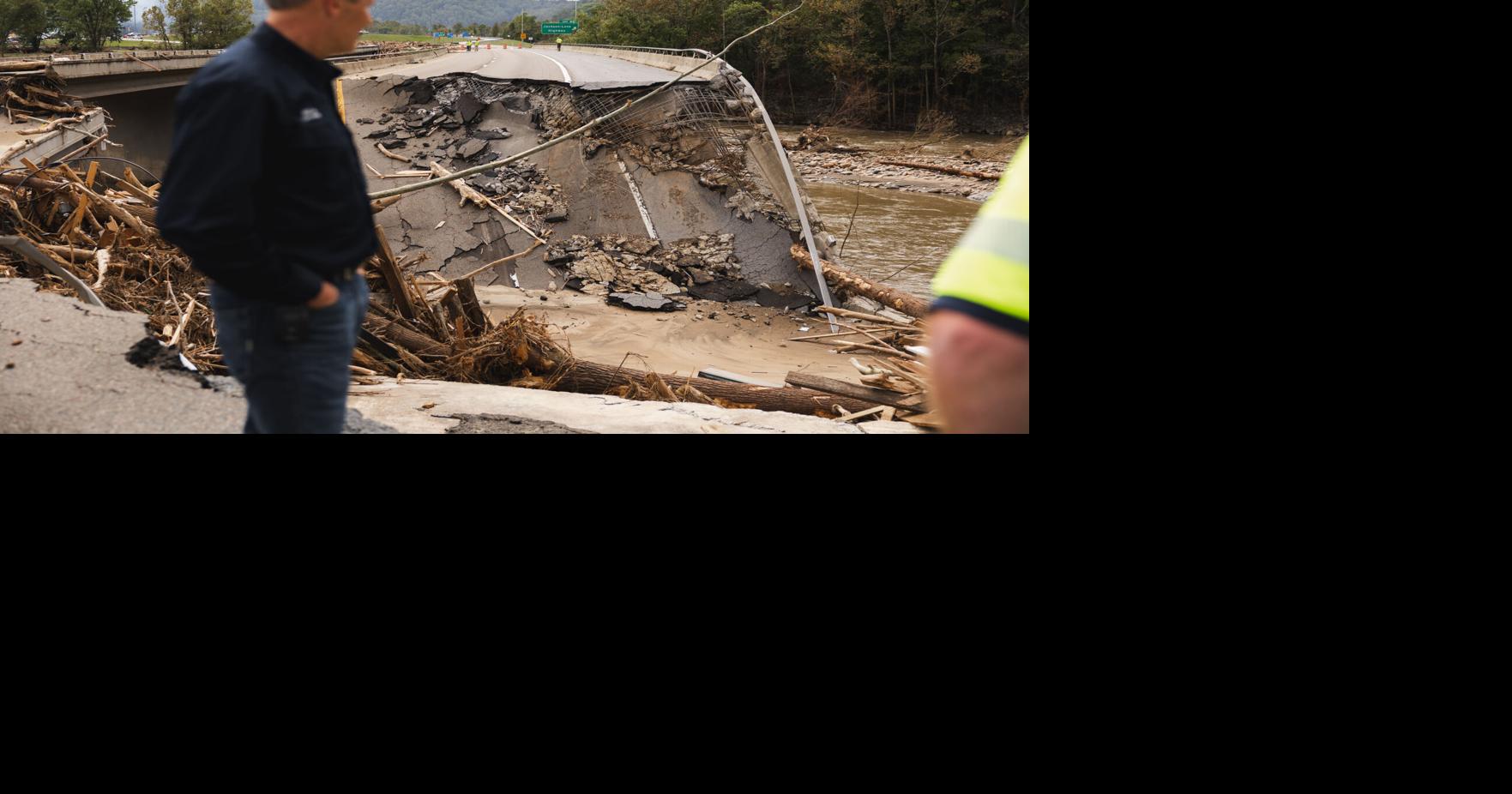 Lee visits East Tennessee areas damaged by Helene; major disaster ...