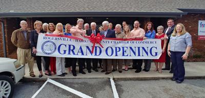Cutting the ribbon!