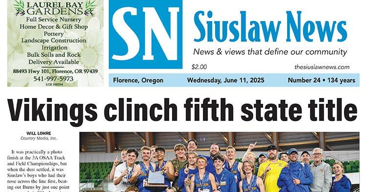 The Siuslaw News E Edition for 6/11/25 Exclusives thesiuslawnews com