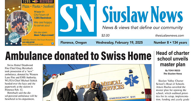The Siuslaw News E Edition for 2/19/25 Exclusives thesiuslawnews com
