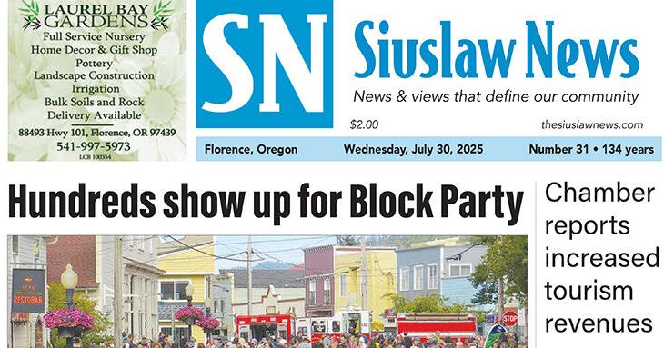 The Siuslaw News E Edition for 7/30/25 Exclusives thesiuslawnews com
