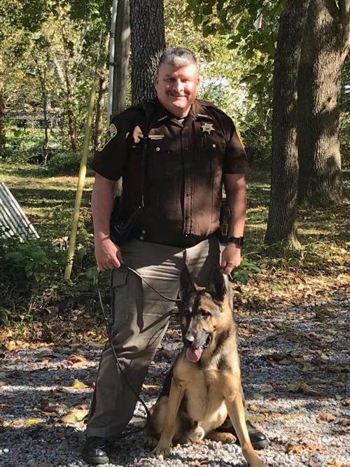 Perry County Sheriff Steve Bareis and Rex