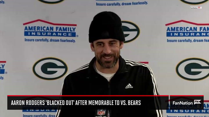 Aaron Rodgers blacked out before 'I still own you!' moment at Soldier Field