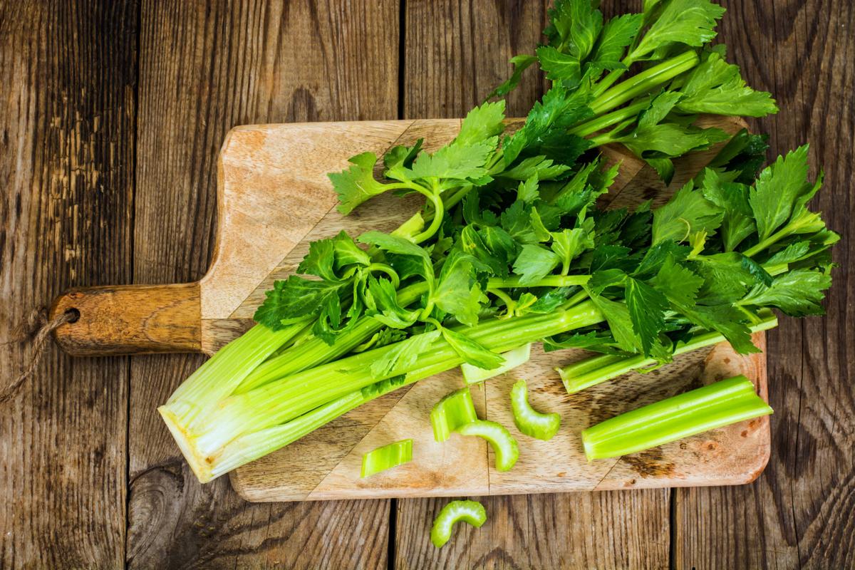 Celery is an essential aromatic but it can stand on its own too