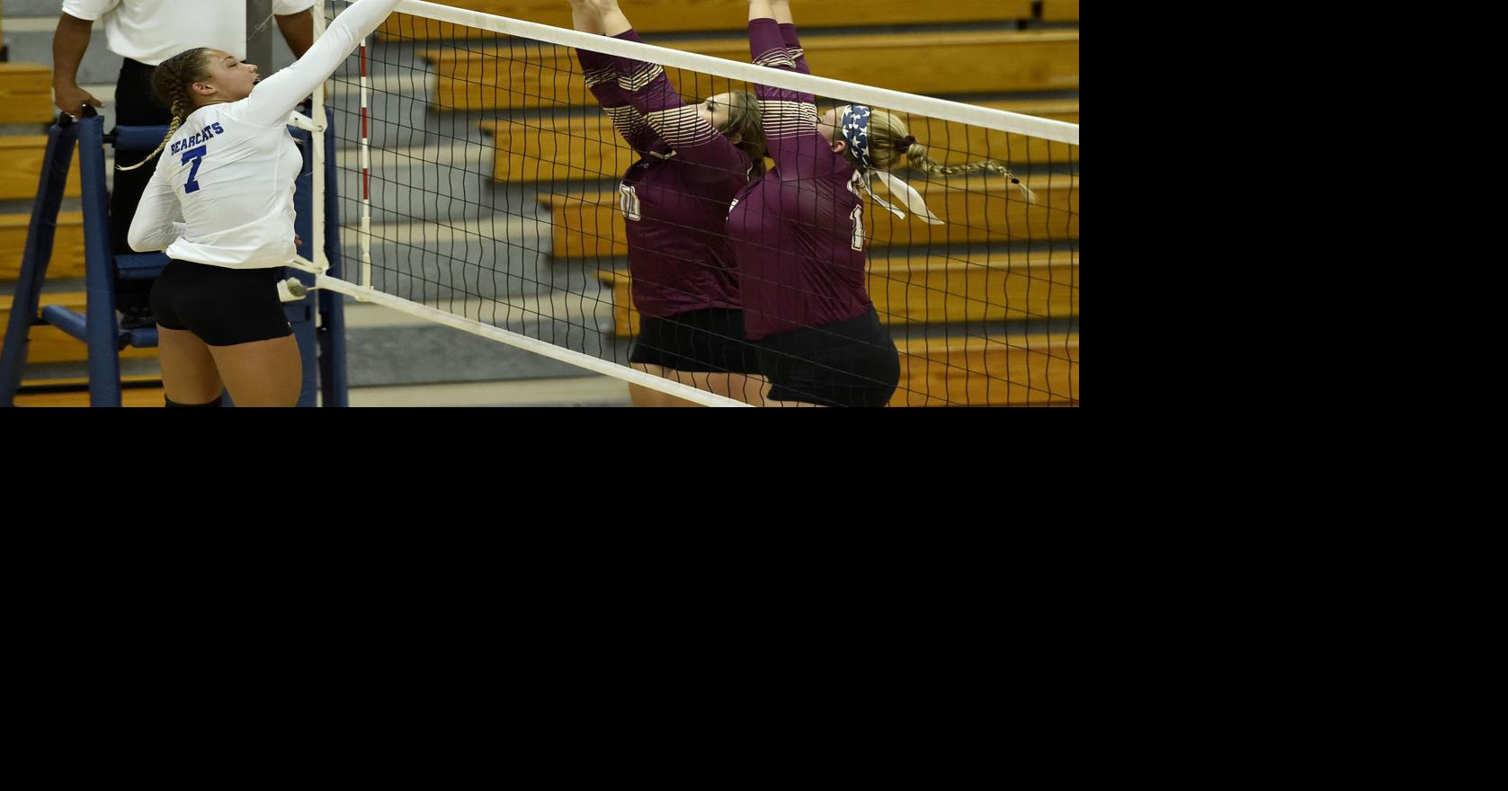 Prep Volleyball Christopher's youthful squad downs defending