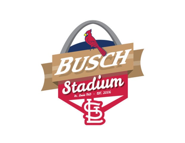 busch stadium logo vector