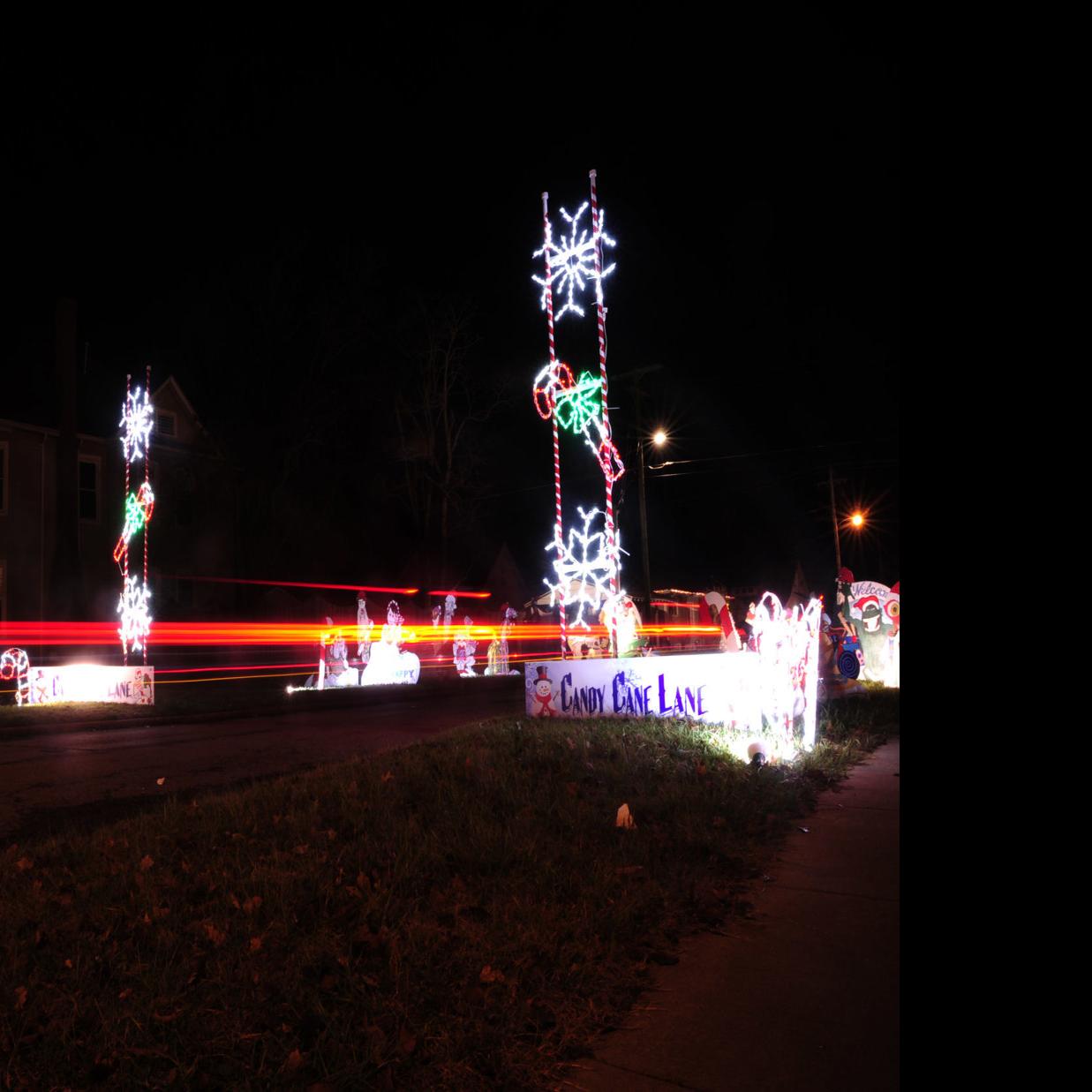 Holiday In Lights Candy Cane Lane From The Beginning Life