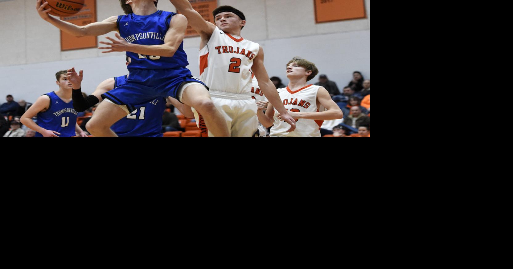 Boys Basketball Thompsonville throttles Crab Orchard
