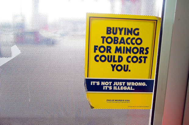 penalty for buying tobacco for minors Report looks at reducing smoking age | Local Business