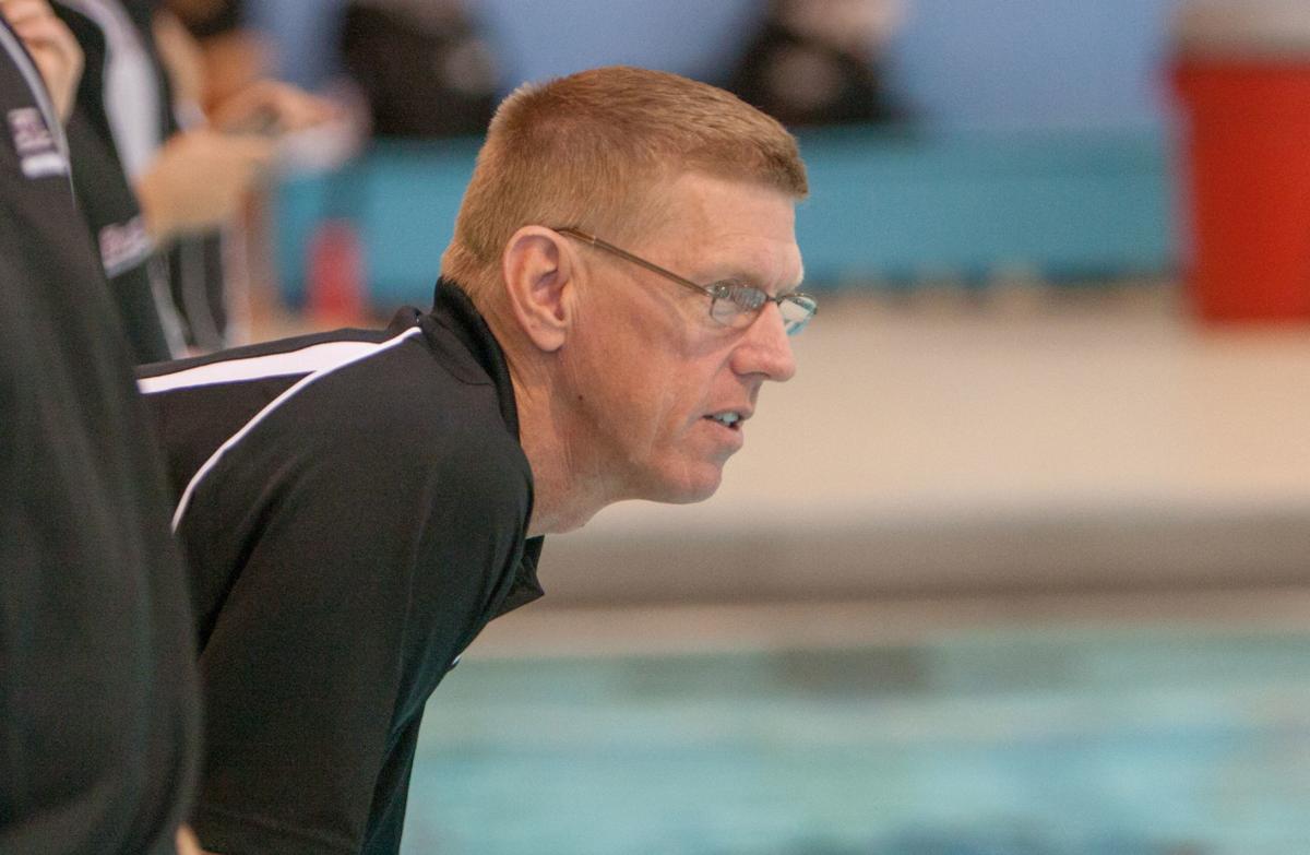 SIU swimming coach Rick Walker