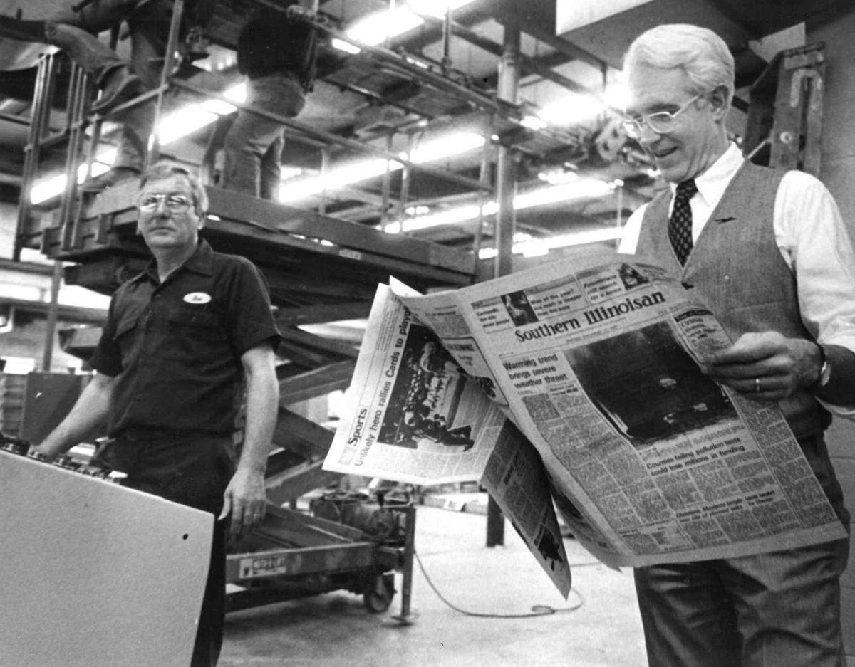 End of an era: The Southern Illinoisan to move printing operations to St. Louis End of an era: the southern illinoisan to move printing operations to st. louis