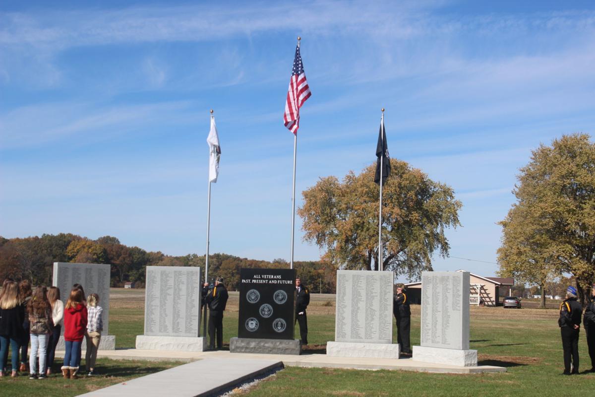 After years of planning, Shawnee Veterans Memorial Wall at Shawnee High School is officially