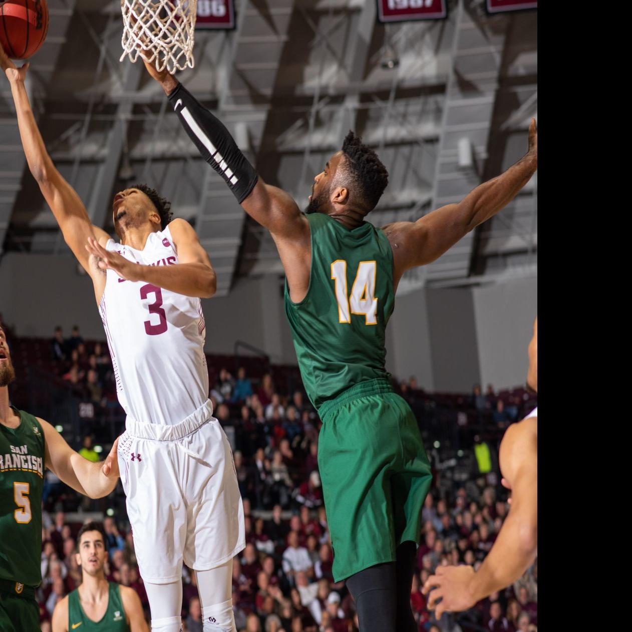 Siu Men S Basketball San Francisco Overpowers Salukis News