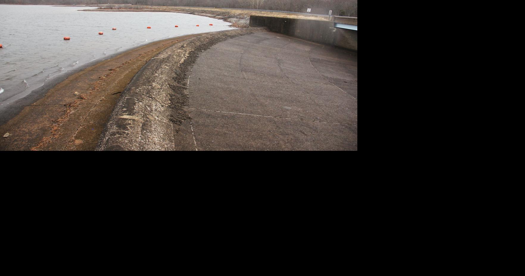 Outdoors Little Grassy Lake dam under maintenance for foreseeable