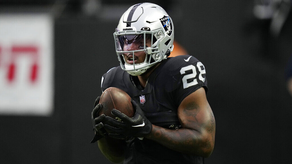 Raiders' Jacobs set for next step as lead back in 3rd season