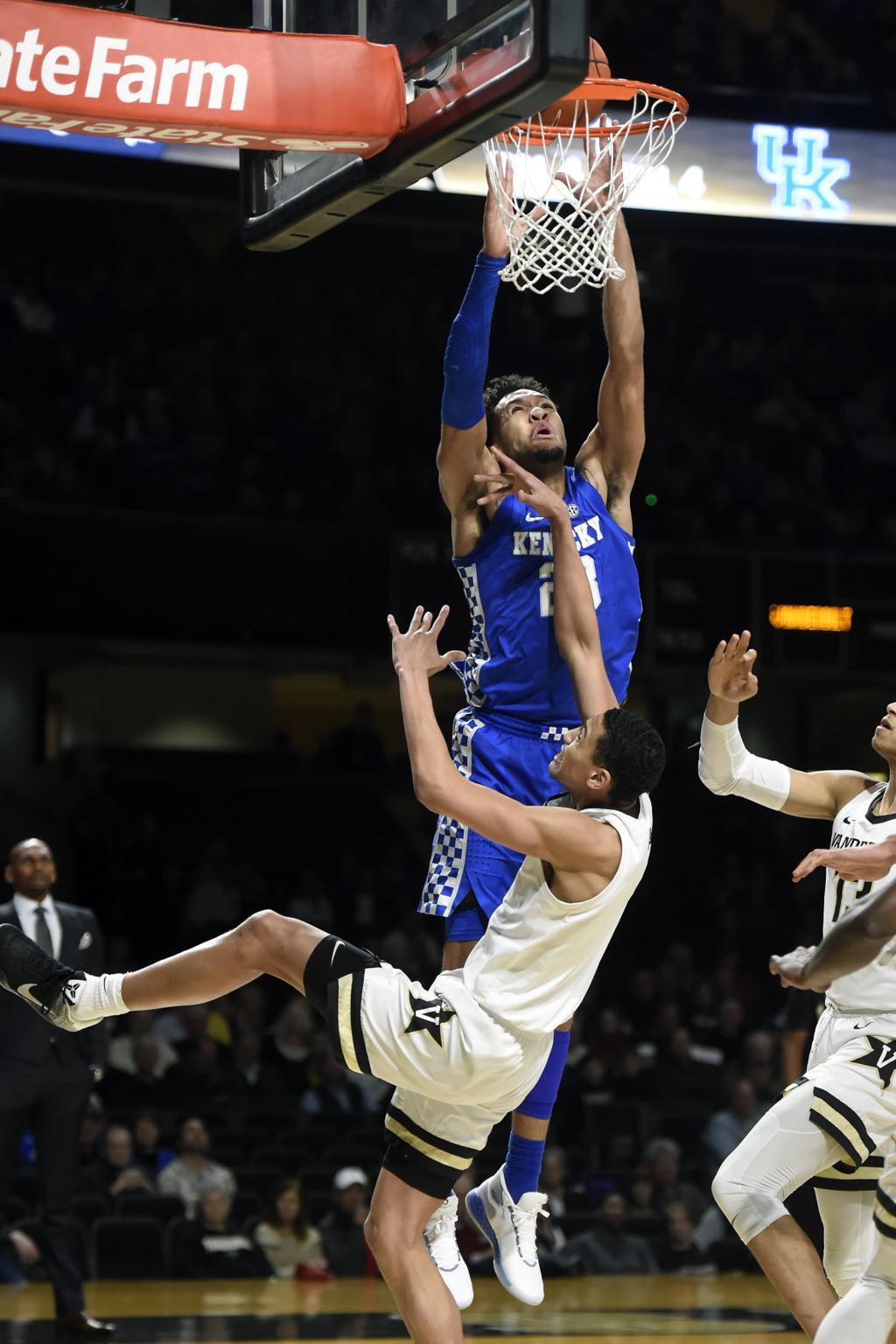 No 12 Kentucky Rallies From 14 Down To Beat Vanderbilt
