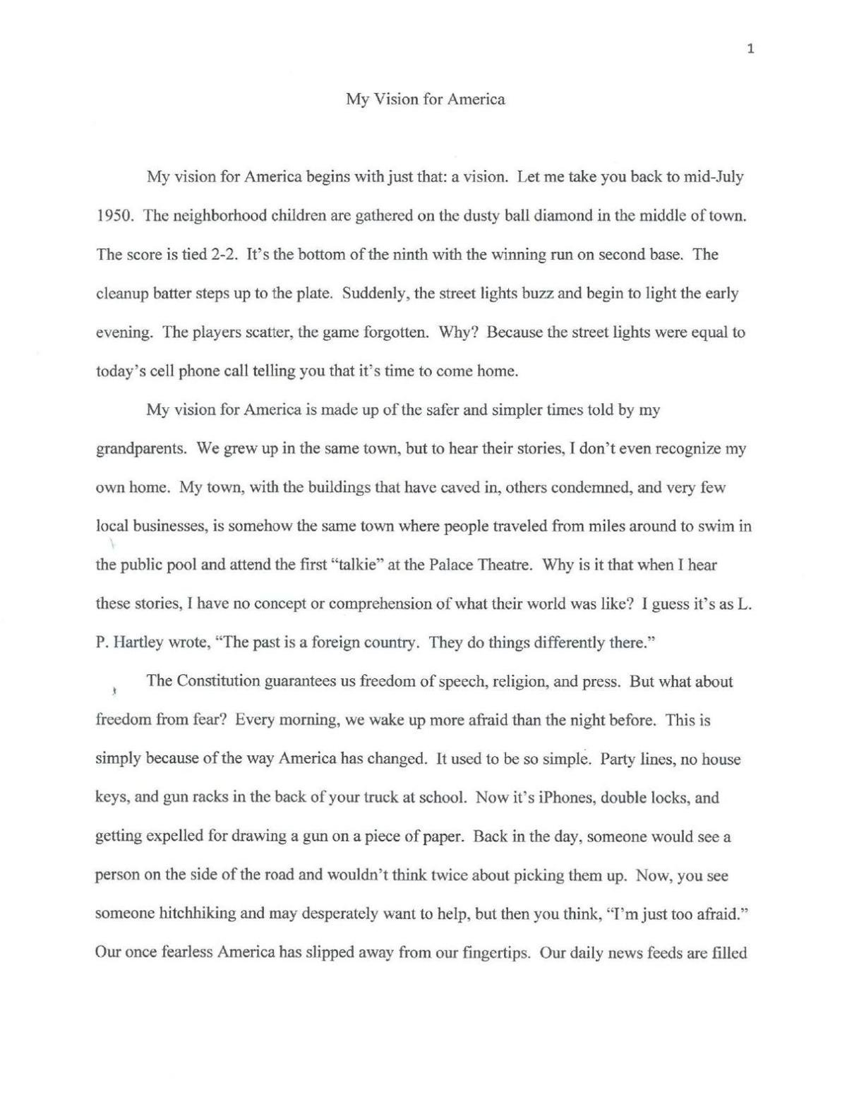voice of democracy essay