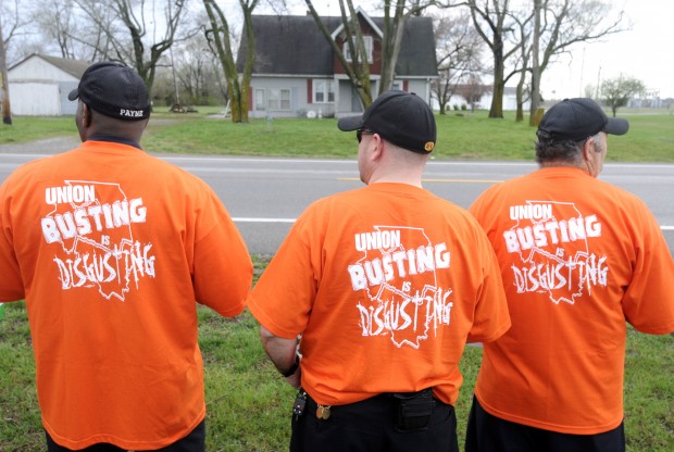 Group Protests Outside Pinckneyville Prison 