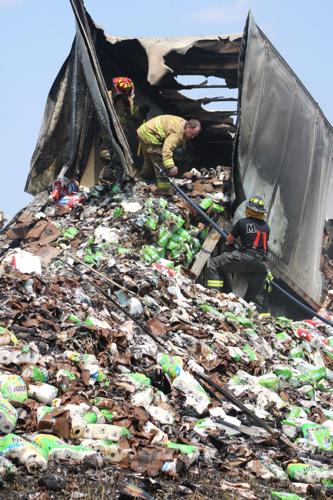Semi-truck catches fire on I-57, no injuries reported | Latest ...